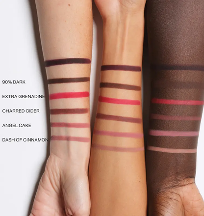 Color-rich lip ampoules with matching lip liner